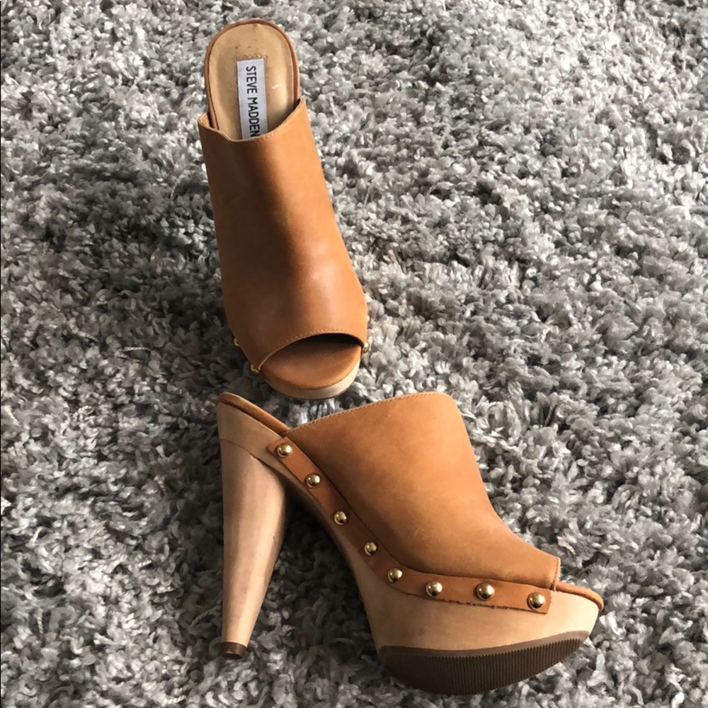 Steve Masson Leather - Studded Clogs